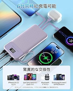 モバイルバッテリー Amazon | モバイルバッテリー 大容量 急速充電【2023新登場